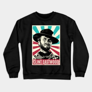 Vintage Retro Clint Eastwood Crewneck Sweatshirt